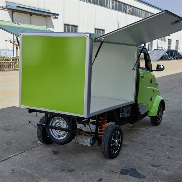 Chinese EEC L7e Mini Electric 4 Wheel Cargo Truck Food Delivery Truck