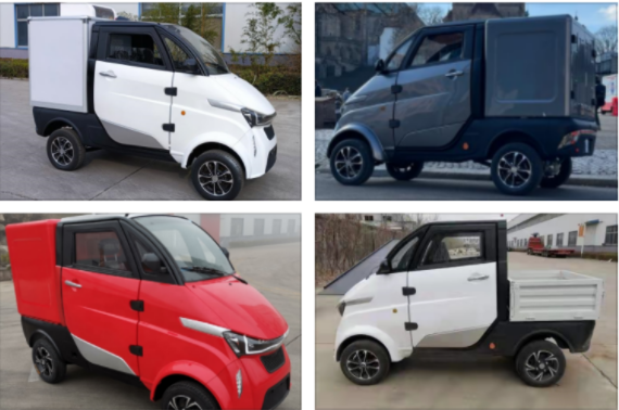 Efficient Electric Transportation EEC Food Truck Last Mile Delivery Electric Cargo Van