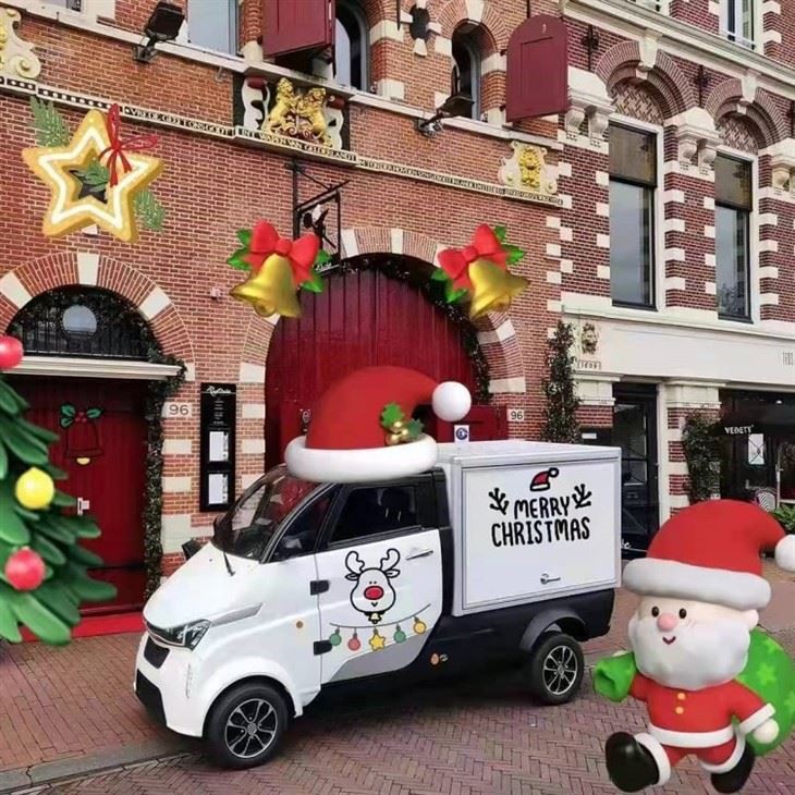 J2-P EEC L7e 4-wheel Mini Electric Van Car With Logistics Box