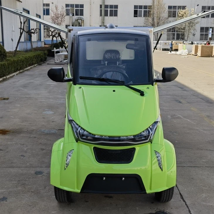 Newest New Energy 4 Four Wheels Mini Electric Cargo Van Scooter For Fast Food Delivery Newest New Energy 4 Four Wheels Mini Electric Cargo Van Scooter For Fast Food Delivery