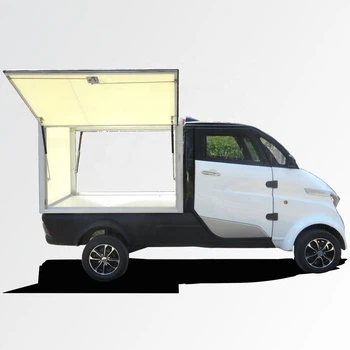 Newest New Energy 4 Four Wheels Mini Electric Cargo Van Scooter For Fast Food Delivery Newest New Energy 4 Four Wheels Mini Electric Cargo Van Scooter For Fast Food Delivery